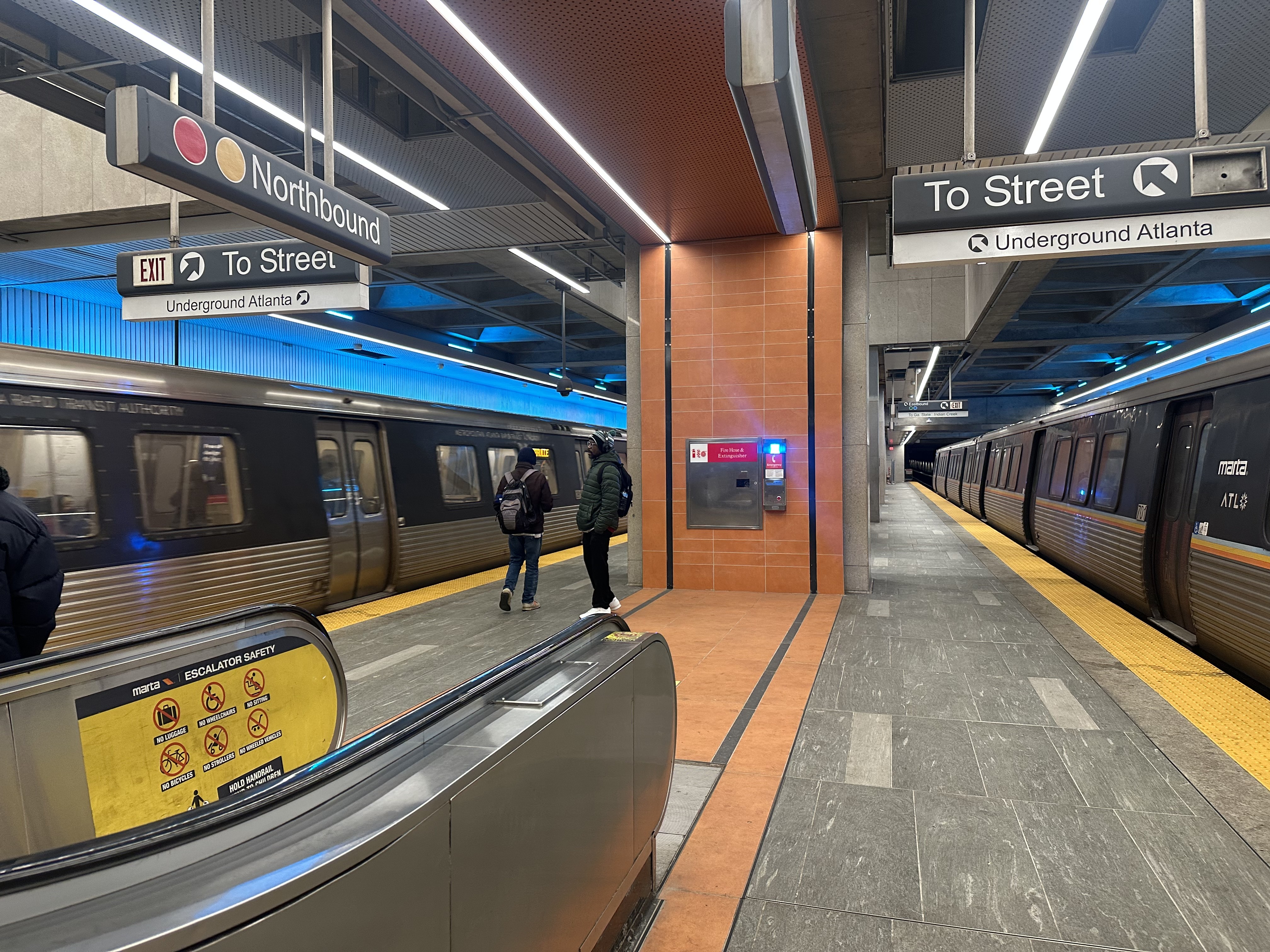 FP New VoIP Near Escalator and Orange Tile
